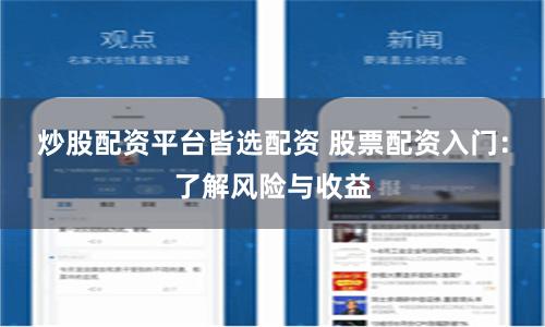 炒股配资平台皆选配资 股票配资入门：了解风险与收益